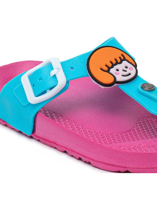 Șlapi pentru copii Fuchsia