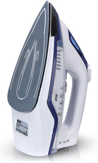 Raf Pro Heat Σίδερο Ατμού 2400W με Κεραμική Πλάκα και Συνεχόμενη Παροχή Ατμού 30gr/min