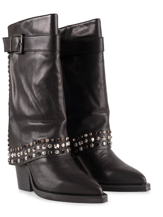 Alma en Pena Damenstiefel Cowboy Schwarz