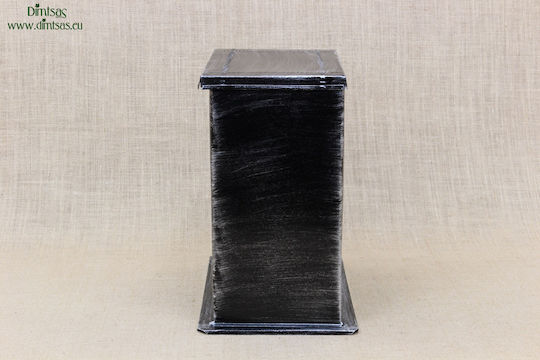 Gedenkornament Metallisch Weihrauchfass aus Metall 24x20x24cm