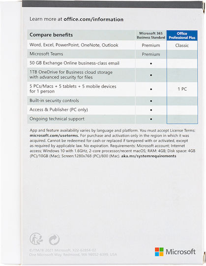 Microsoft Office Professional Plus 2021 Multilingual for 1 User