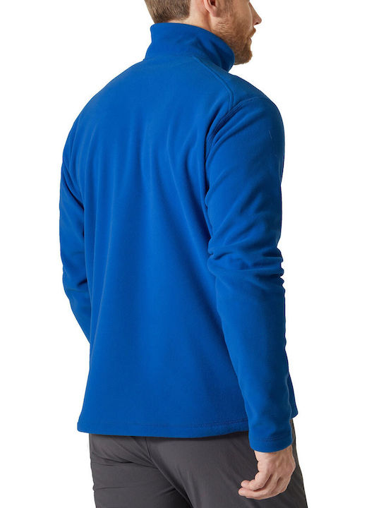 Helly Hansen Daybreaker Herren Shirt Langarm Ausschnitt mit Reißverschluss Blau