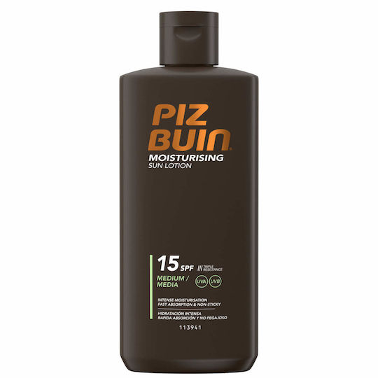 Piz Buin In Sun Lotion Waterproof Sunscreen Cream for the Body SPF15 200ml