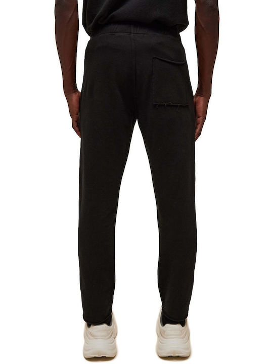 Dirty Laundry Men's Sweatpants with Rubber Black