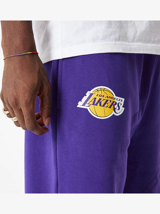 Nba Ποδοσφαιρικό Παντελόνι Φόρμας με Λάστιχο Μωβ