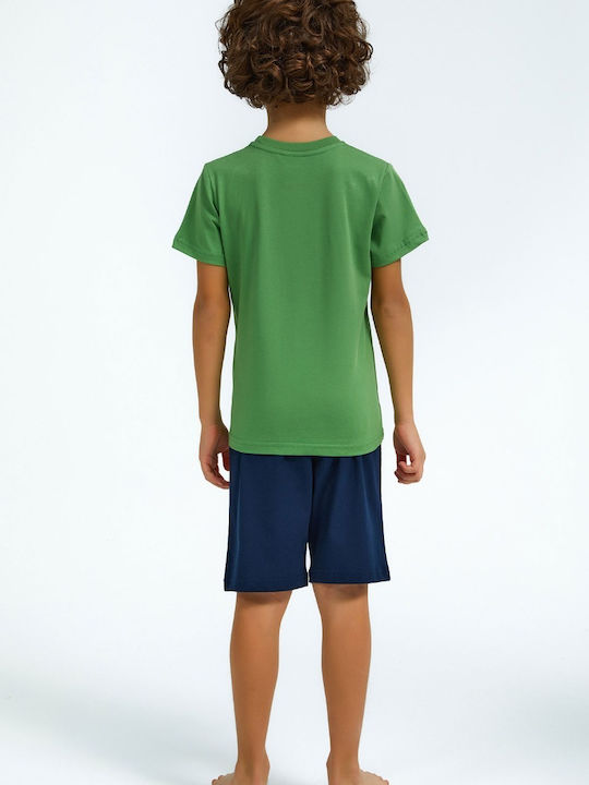 Roly Poly Kids' Pajamas Summer Green
