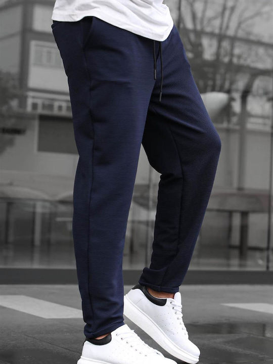 madmext Men's Trousers Blue