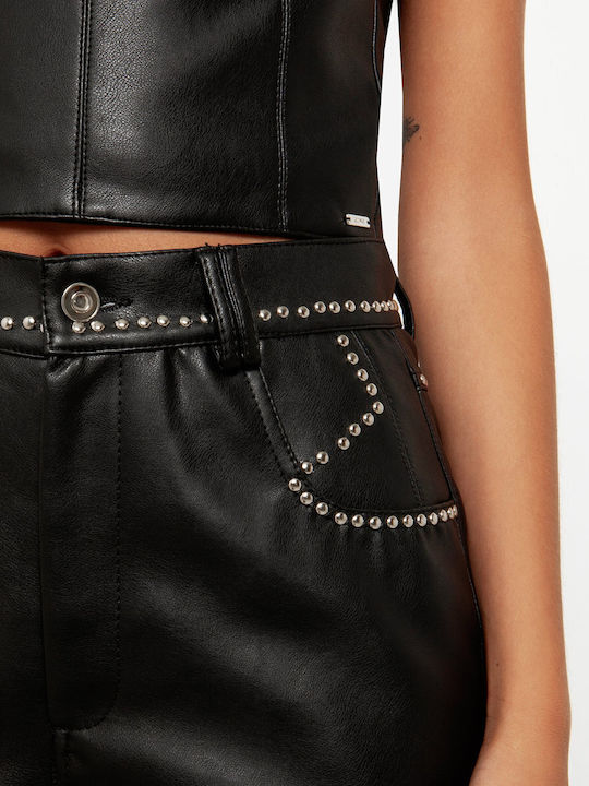 Women's Fabric Trousers Black