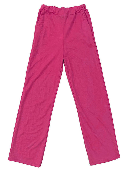 Ustyle Damen-Sweatpants-Set Fuchsie