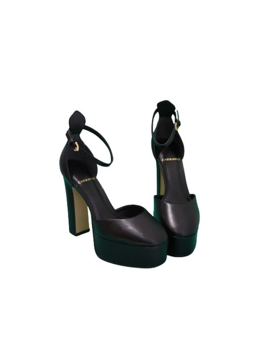 Carrano Leather Black Heels Mestico