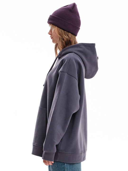 Women's Sweatshirt Hooded Gray