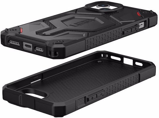 UAG Monarch Pro Back Cover Aramid Fiber 2mm Μαύρο (iPhone 15 Plus)