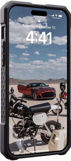 UAG Monarch Pro Back Cover Aramid Fiber 2mm Μαύρο (iPhone 15 Plus)