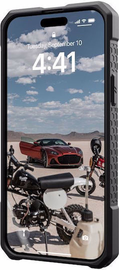 UAG Monarch Pro Back Cover Aramid Fiber 2mm Μαύρο (iPhone 15 Plus)