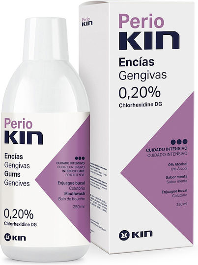 Kin Perio Kin Στοματικό Διάλυμα κατά της Πλάκας 250ml