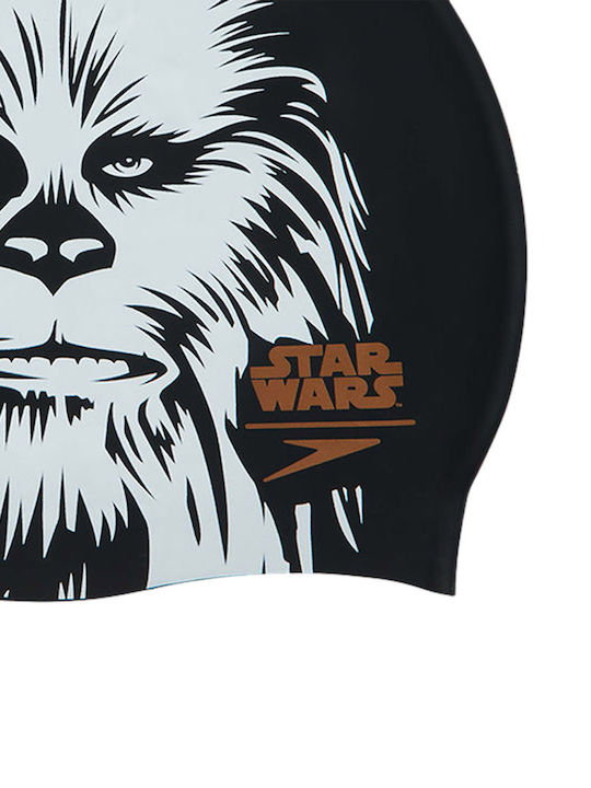 Speedo Star Wars Chewbacca Silicone Adults Swimming Cap Black