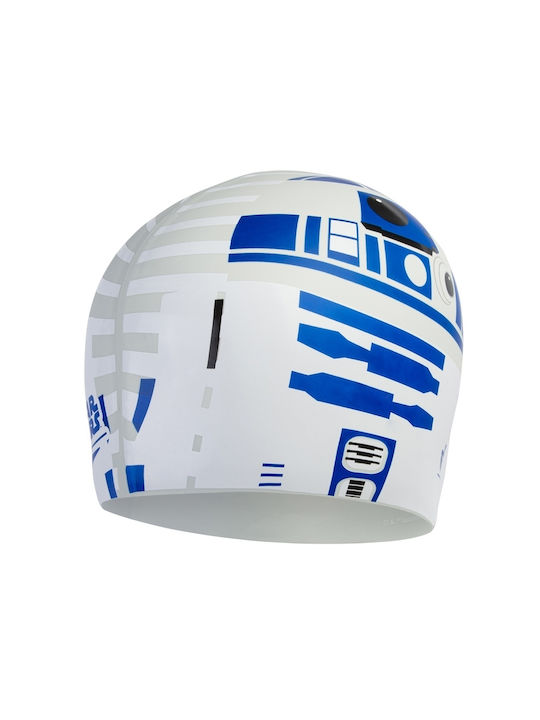 Speedo Star Wars Silicone Kids Swimming Cap White