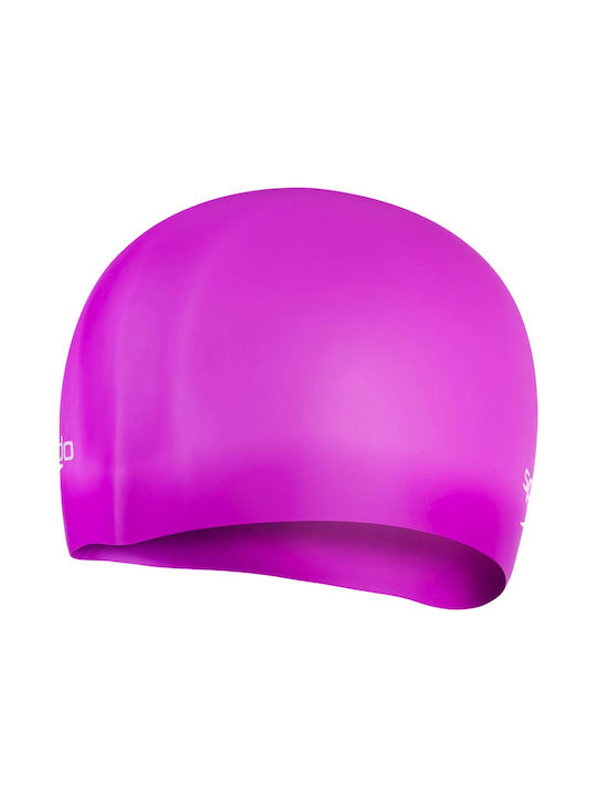 Speedo Plain Moulded Diva Căciulă de înot Adulți din silicon Violet