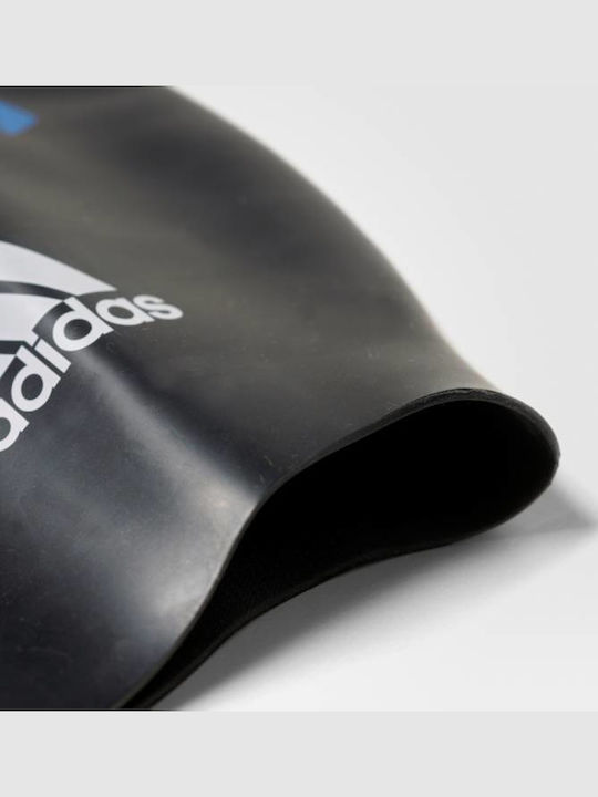 adidas Slogan Σκουφάκι Κολύμβησης Ενηλίκων από Σιλικόνη Μαύρο
