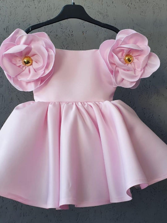 TakTakBaby Kids Dress Floral Pink