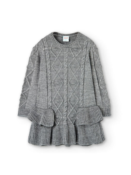 Boboli Mädchen Kleid Gray