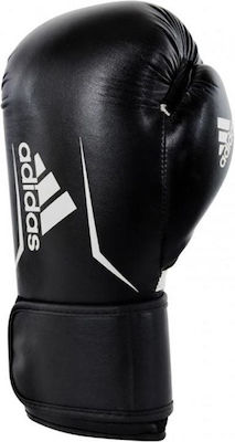 Adidas Speed 100 Synthetic Leather Boxing Competition Gloves Black