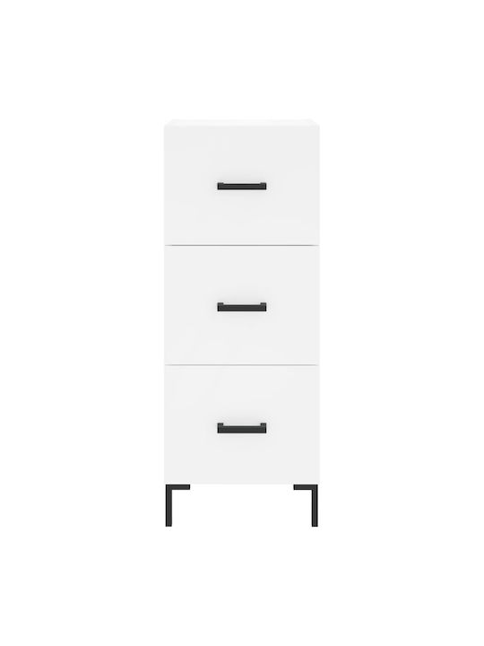 Cabinet de Birou Lemnos Alb 34.5x34x180cm