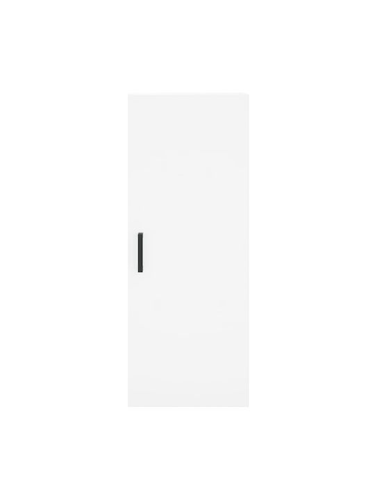 Cabinet de Birou Lemnos Alb 34.5x34x180cm