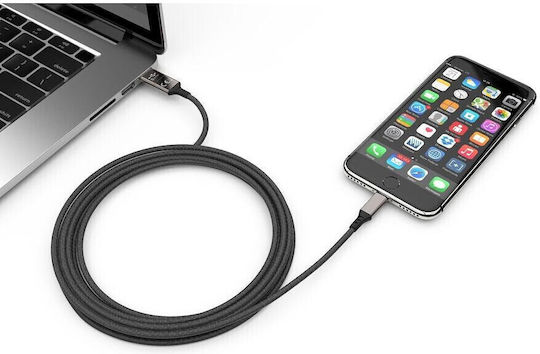 Smrter USB-A zu Lightning Kabel Schwarz 1m