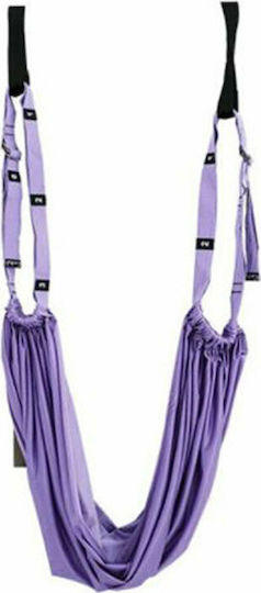 Aerial Yoga Hammock with Straps for Door Support Purple