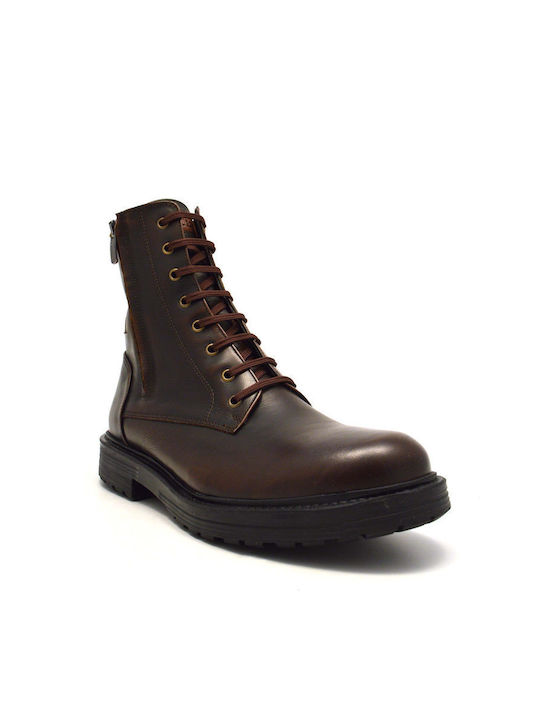 Robinson Men's Leather Boots Brown