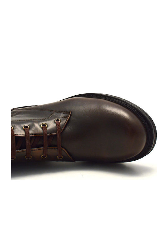 Leather Brown Men's Boots Anatomical