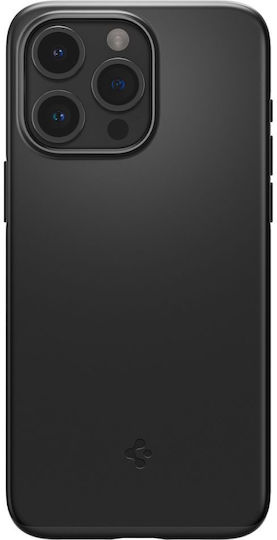 Spigen Thin Fit Umschlag Rückseite Kunststoff / Silikon 1.55mm Schwarz (iPhone 15 Pro)