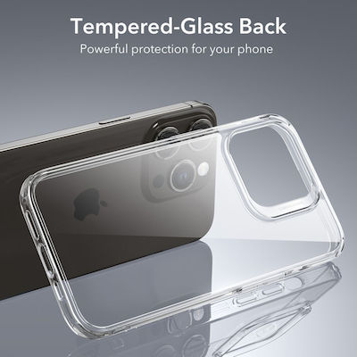 ESR Ice Tempered Glass Back Cover Transparent (iPhone 15 Pro Max)