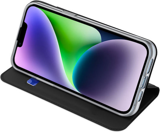 Dux Ducis Skin Pro Brieftasche Synthetisches Leder / Silikon / Leder Schwarz (iPhone 15 Plus / 16 Plus)