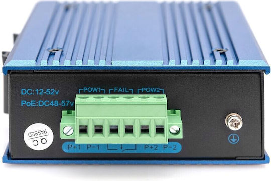Digitus Unmanaged L2 Switch with 4 Ethernet Ports and 1 SFP Port