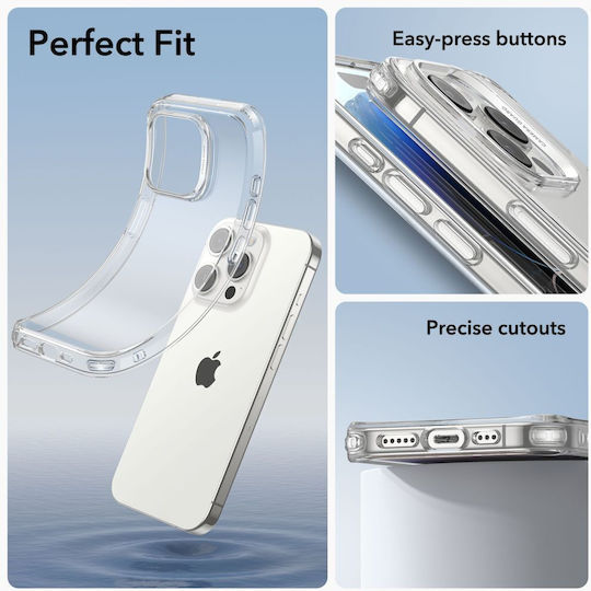 ESR Project Zero Back Cover Σιλικόνης 1.2mm Διάφανο (iPhone 15 Pro)