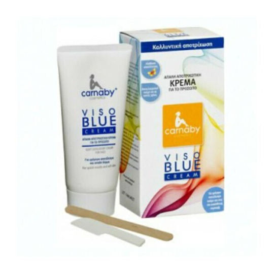Carnaby Hair Removal Face Cream Viso Blue Suitable for All Skin Types 60ml