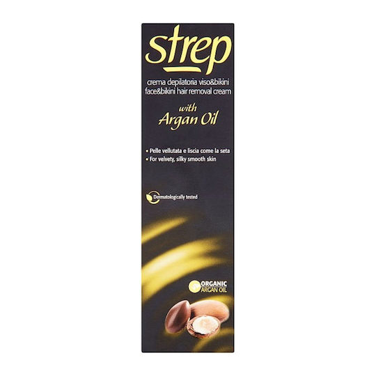 Strep Argan Öl Haarentfernungscreme Für Gesicht & Bikini 50ml