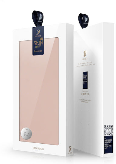Dux Ducis Skin Pro Book Synthetic Leather Pink (iPhone 15 Pro)
