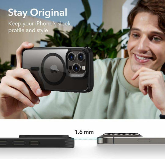 ESR Classic Hybrid Halolock Back Cover Πλαστικό / Σιλικόνης 0.5mm Διάφανο (iPhone 15 Pro Max)
