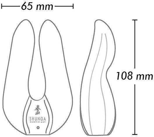 Shunga Mini Κλειτοριδικός Δονητής 10.8cm Ροζ