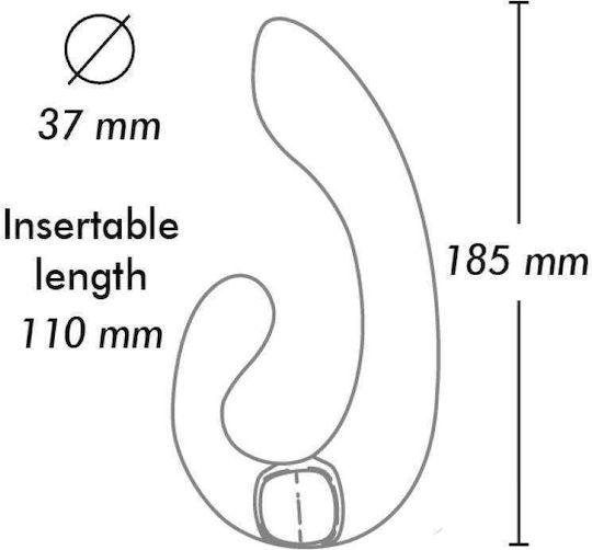 Shunga Mini Κλειτοριδικός Δονητής 18.5cm Ροζ