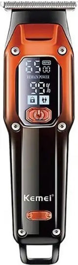 Kemei Professionell Wiederaufladbar Haarschneidemaschine Orange KM-658