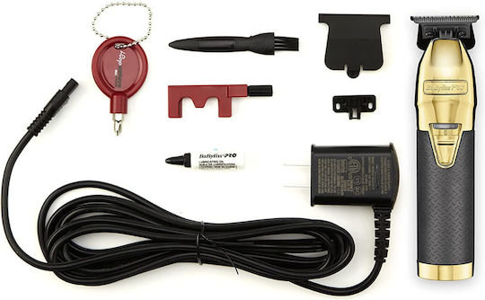 Babyliss Pro Pro GoldFX Boost+ Επαναφορτιζόμενη Κουρευτική Μηχανή Χρυσή FX7870GBPE