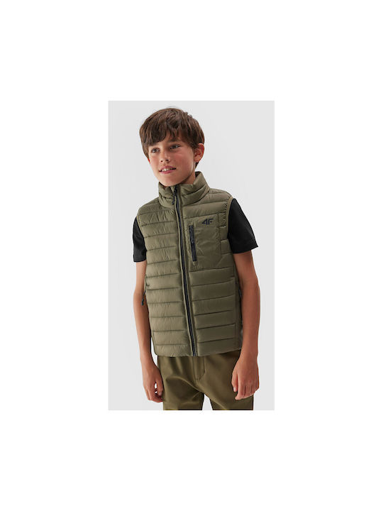 4F Casual Jacket Khaki Sleeveless