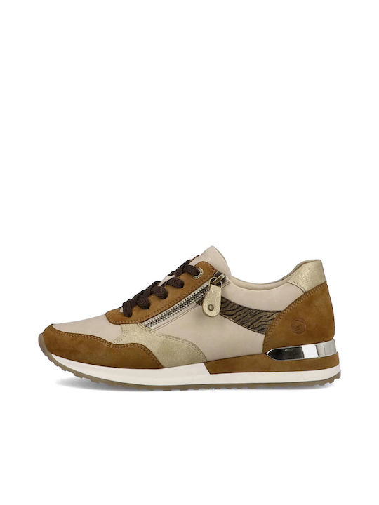 Γυναικεία Ανατομικά Sneakers Καφέ