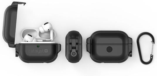 Catalyst Total Protection Калъф с кука в Черен цвят за Apple AirPods Pro