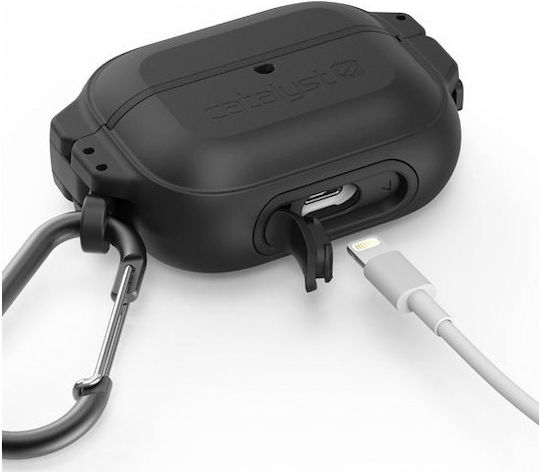 Catalyst Total Protection Калъф с кука в Черен цвят за Apple AirPods Pro