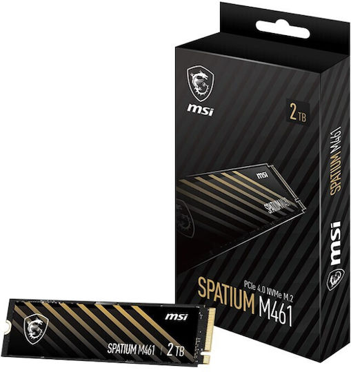 MSI Spatium M461 SSD 2TB M.2 Type with PCI Express 4.0 Connection S78-440Q550-P83